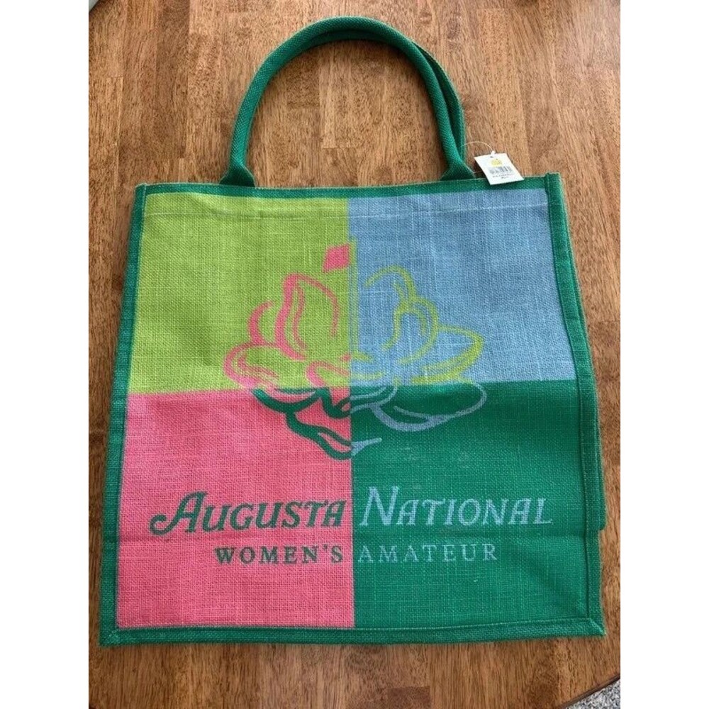 2026 Augusta National Women’s Amateur ANWA Jute Tote Bag NWT Masters Golf